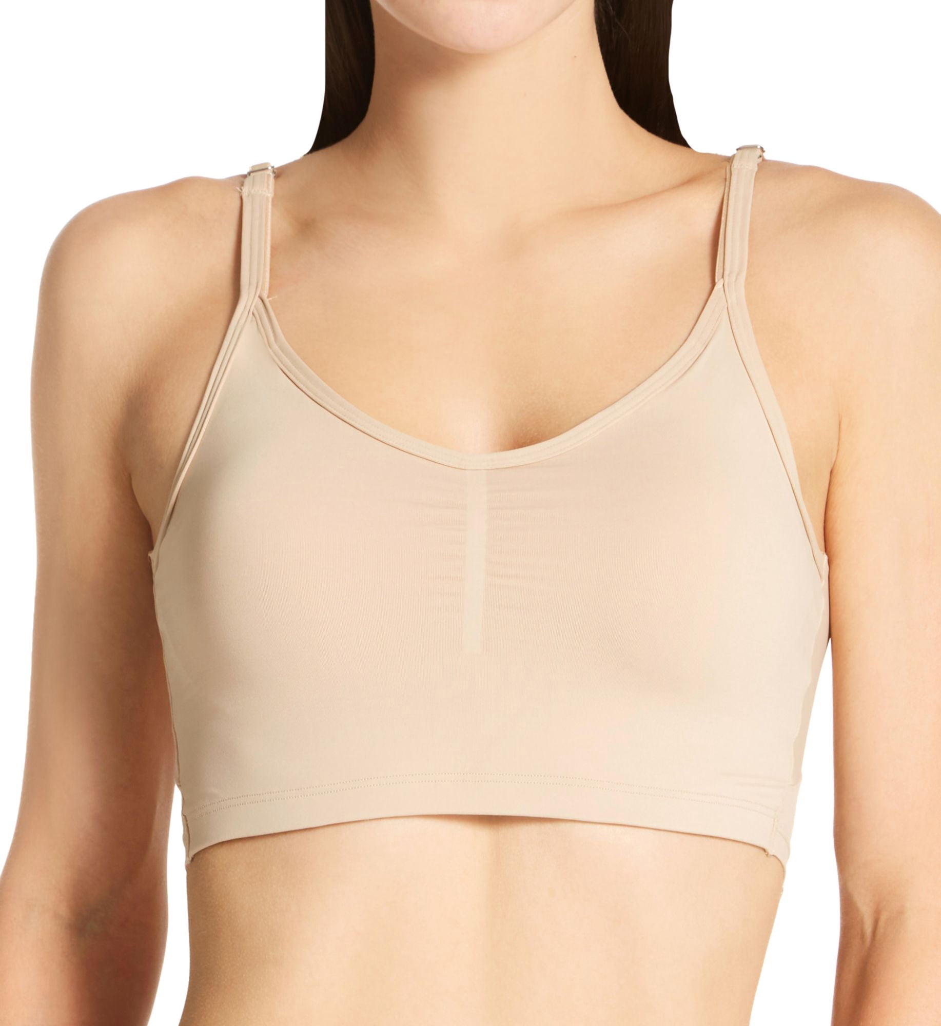 Women's Naomi & Nicole 7509 No Side Show Cropped Cami Bra (Warm