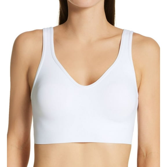 Women's Naomi & Nicole 7511 Wireless Longline Lounge Bra (White XL)