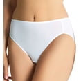 thumbnail image 1 of Women's Naomi & Nicole A214 Wonderful Edge Hi Cut Brief Panty (White 2X), 1 of 1