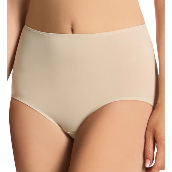 Women's Naomi & Nicole A215 Wonderful Edge Brief Panty (Warm Beige XL)