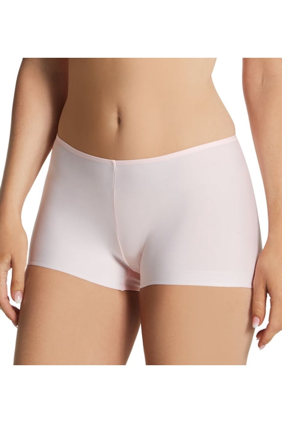Women's Naomi & Nicole A216 Wonderful Edge Boyshort Panty (Veiled Rose L)