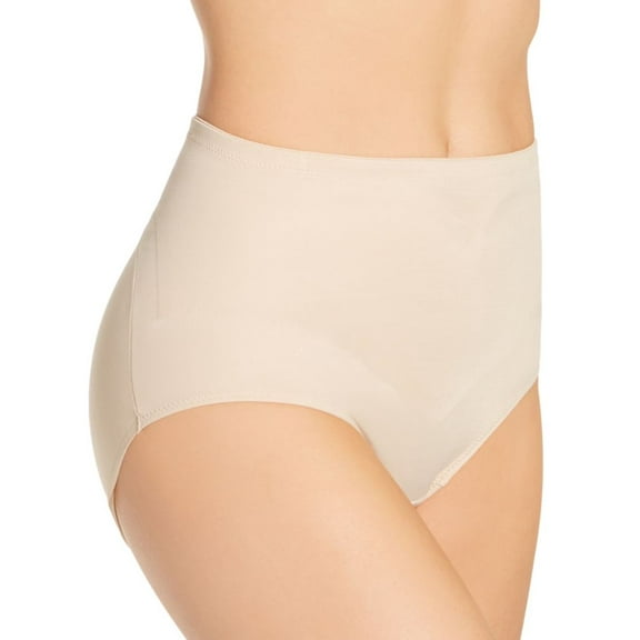 Women's Naomi & Nicole 7454 Adjusts to You Waistline Brief (Warm Beige S)