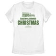 thumbnail image 1 of Women's National Lampoon's Christmas Vacation Griswold Family Decorations  Graphic Tee White 2X Large, 1 of 4