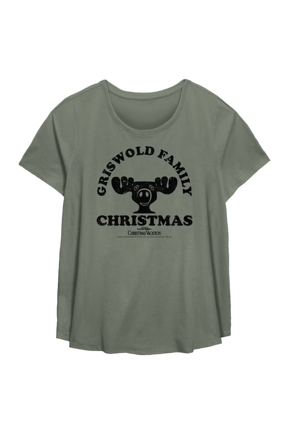 Women's National Lampoon's Christmas Vacation Griswold Family Text Graphic T-Shirt