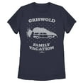 thumbnail image 1 of Women's National Lampoon's Christmas Vacation Ugly Sweater Tree Graphic T-Shirt, 1 of 4