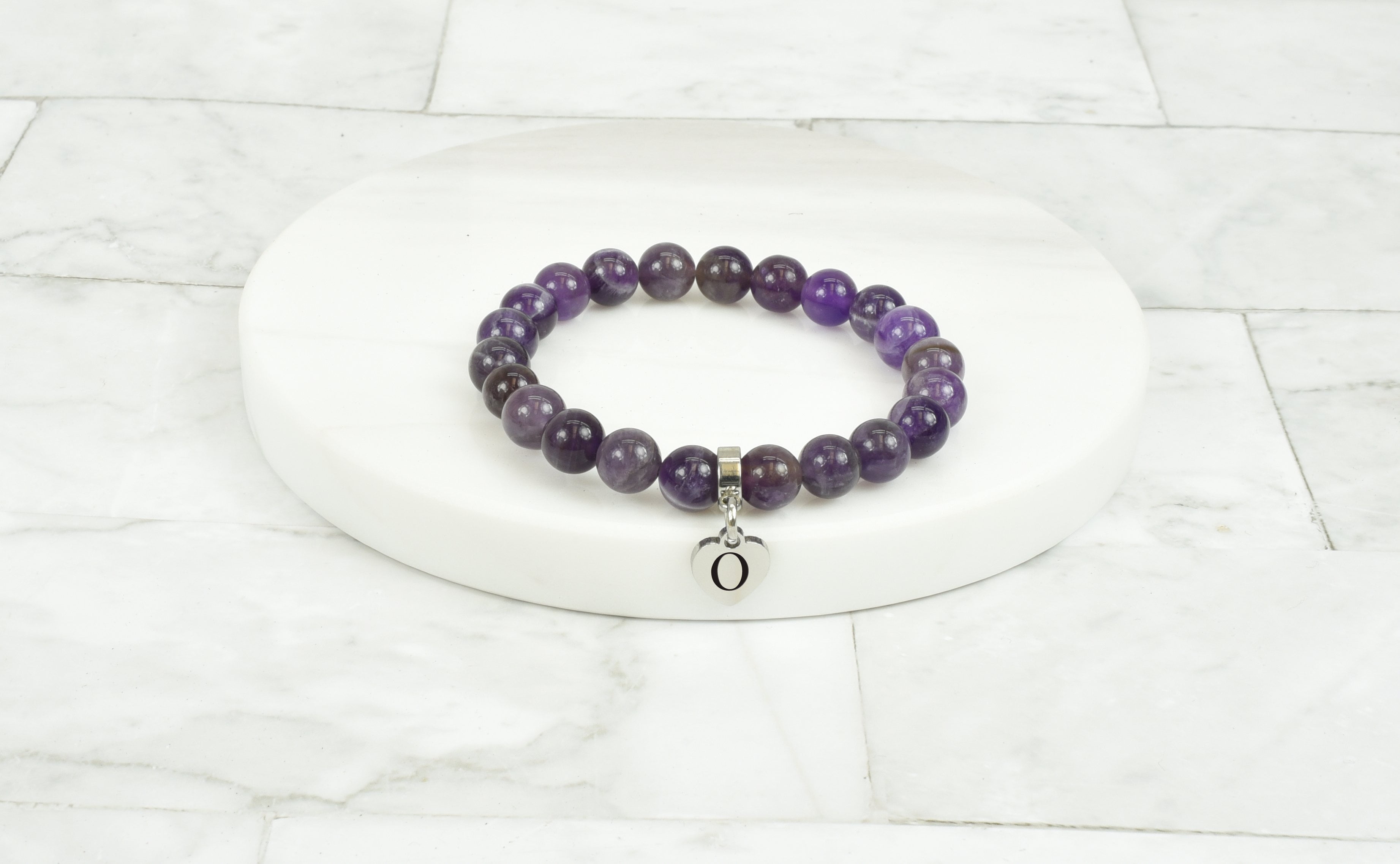 Amethyst Charm Bracelet Amethyst Charm Bracelet
