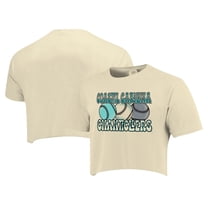 Women's Natural Coastal Carolina Chanticleers Comfort Colors Baseball Cropped T-Shirt