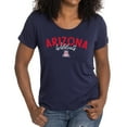 thumbnail image 1 of Women's Navy Arizona Wildcats Scarlet Scoop Neck T-Shirt, 1 of 2