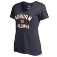 thumbnail image 1 of Women's Navy Auburn Tigers Alumni V-Neck T-Shirt, 1 of 3