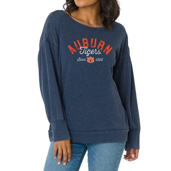 Women's Navy Auburn Tigers Brooklyn Pullover Sweatshirt