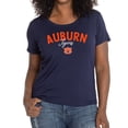 thumbnail image 1 of Women's Navy Auburn Tigers Scarlet Scoop Neck T-Shirt, 1 of 2