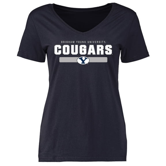 Women's Navy BYU Cougars Team Strong T-Shirt