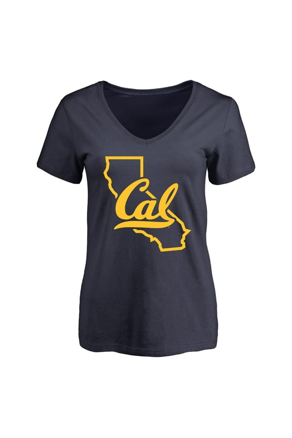 Women's Navy Cal Bears Tradition State Slim Fit T-Shirt