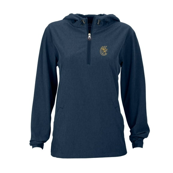 Women's Navy Canisius College Golden Griffins Pullover Stretch Anorak Jacket