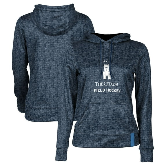 Women's Navy Citadel Bulldogs Field Hockey Pullover Hoodie