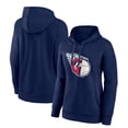 thumbnail image 1 of Women's Navy Cleveland Guardians Core Logo Pullover Hoodie, 1 of 3