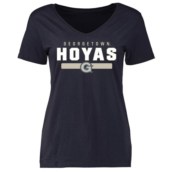Women's Navy Georgetown Hoyas Team Strong T-Shirt