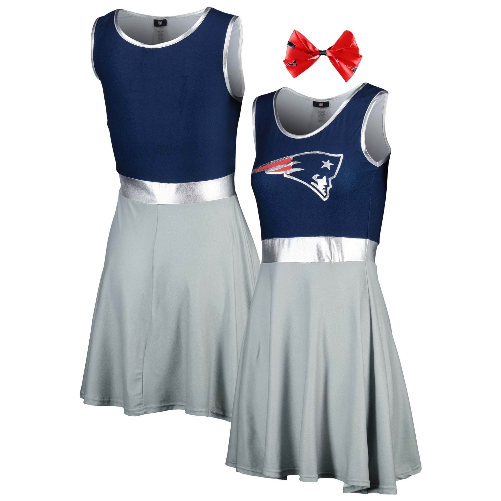 Women's Navy/Gray New England Patriots Game Day Costume Dress Set -  Walmart.com