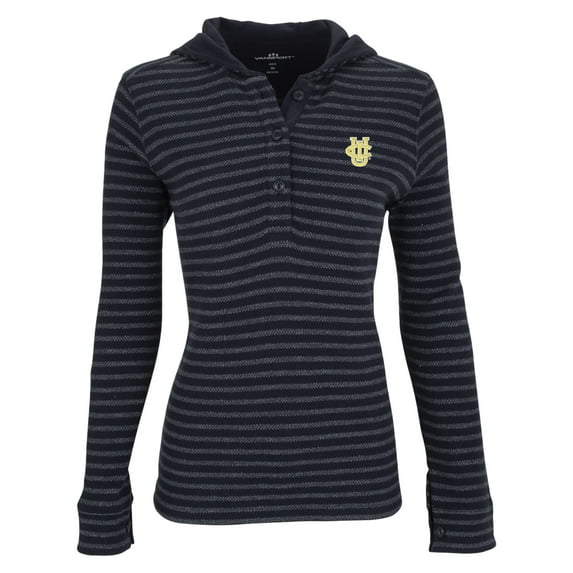 Women's Navy/Gray UC Irvine Anteaters Baja Pullover Hoodie