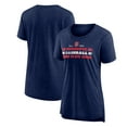 thumbnail image 1 of Women's Navy Minnesota Twins Power Swing Tri-Blend T-Shirt, 1 of 3