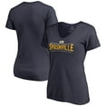 thumbnail image 1 of Women's Navy Nashville Predators Hometown Collection Smashville V-Neck T-Shirt, 1 of 3