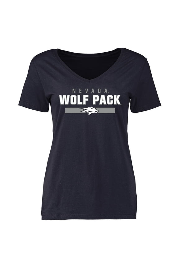 Women's Navy Nevada Wolf Pack Team Strong T-Shirt