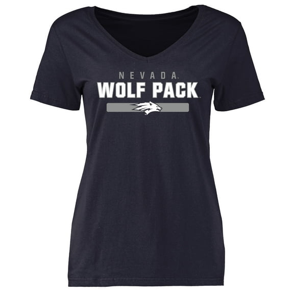 Women's Navy Nevada Wolf Pack Team Strong T-Shirt