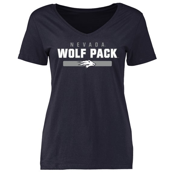 Women's Navy Nevada Wolf Pack Team Strong T-Shirt