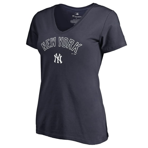Women's Navy New York Yankees Team Lockup T-Shirt