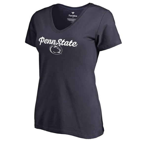 Women's Navy Penn State Nittany Lions Freehand T-Shirt