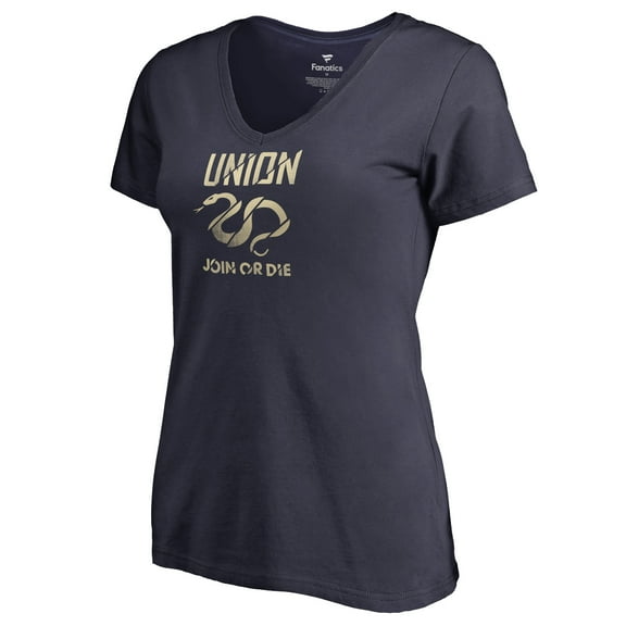 Women's Navy Philadelphia Union League Trend V-Neck T-Shirt