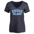 thumbnail image 1 of Women's Navy Rhode Island Rams Everyday T-Shirt, 1 of 2