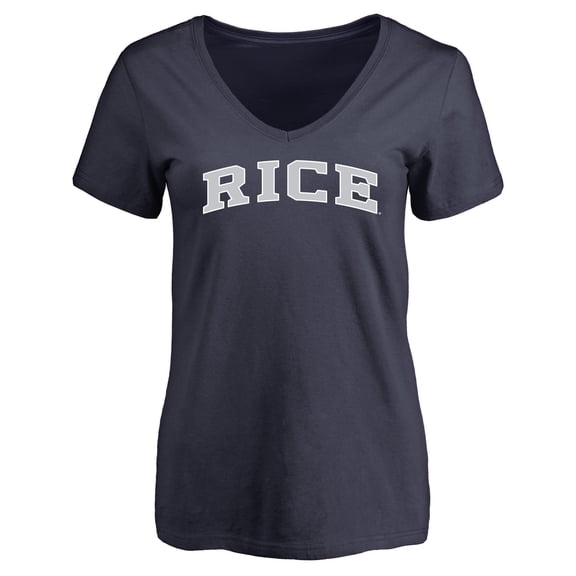 Women's Navy Rice Owls Everyday T-Shirt