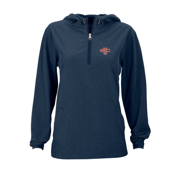 Women's Navy Saint Mary's Gaels Pullover Stretch Anorak Jacket