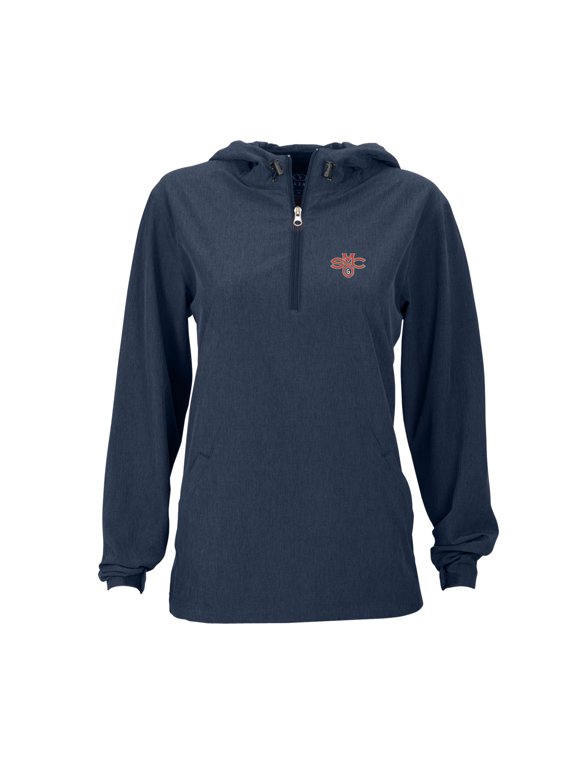 Women's Navy Saint Mary's Gaels Pullover Stretch Anorak Jacket