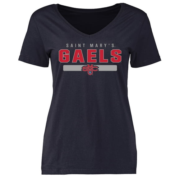 Women's Navy Saint Mary's Gaels Team Strong T-Shirt