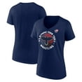 thumbnail image 1 of Women's  Navy Team USA U.S. Olympic Team Wrestling Trials Determined Bars V-Neck T-Shirt, 1 of 3