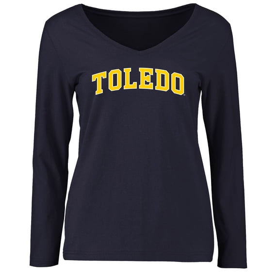 Women's Navy Toledo Rockets Everyday Long Sleeve T-Shirt