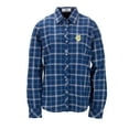 thumbnail image 1 of Women's Navy UC Irvine Anteaters Brewer Flannel Button-Down Long Sleeve Shirt, 1 of 1