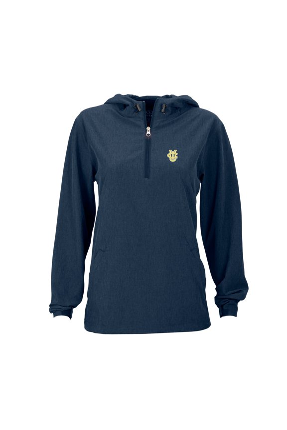 Women's Navy UC Irvine Anteaters Pullover Stretch Anorak Jacket