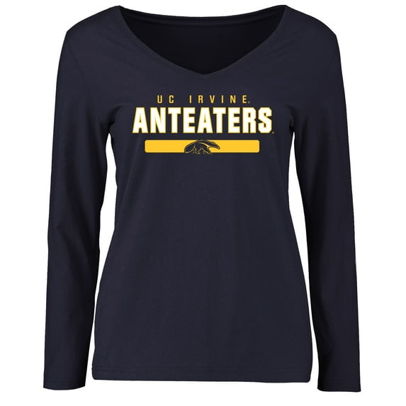 Women's Navy UC Irvine Anteaters Team Strong Long Sleeve T-Shirt