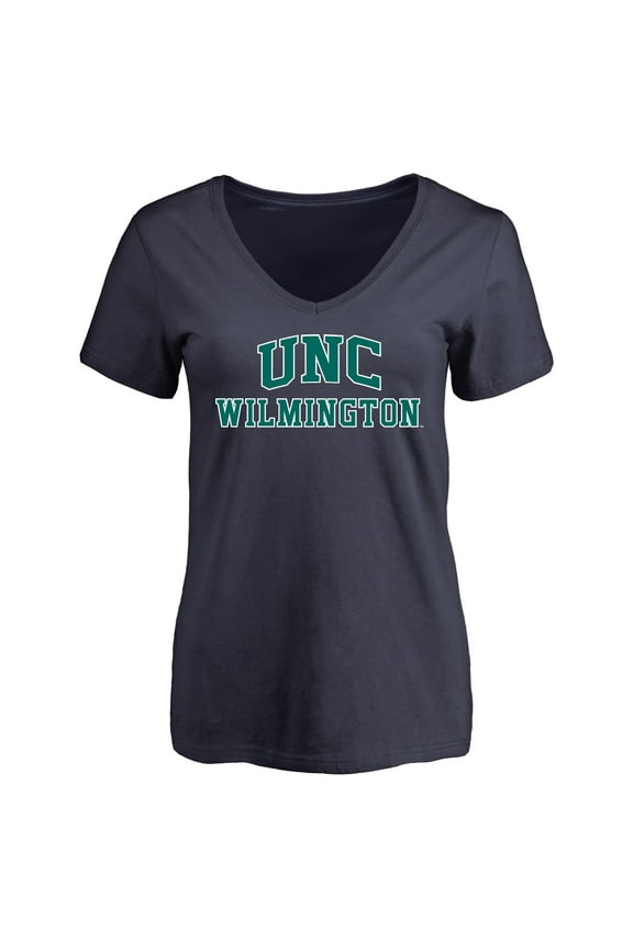 Women's Navy UNC Wilmington Seahawks Everyday T-Shirt