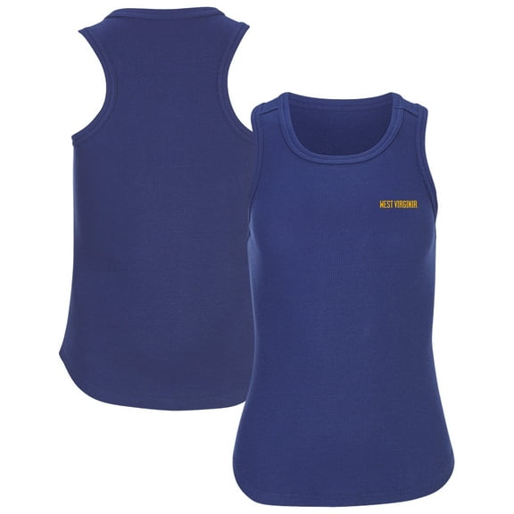 Women's Navy West Virginia Mountaineers Adrienne Tank Top