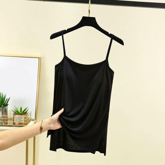 Women's Neck Sleeveless Knit Ribbed Fitted Casual Crop Tank Top Long Camisole Tops for Women Camisoles with Shelf Bra plus Size Top Juniors Tops Loose Fit Fitted Tops for Women with Bra All Lace Tops