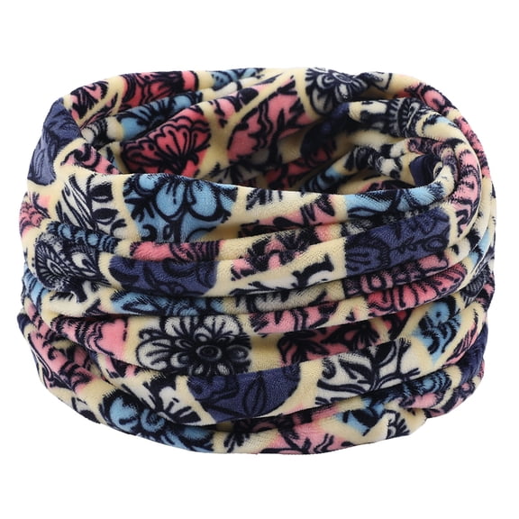 Women's Neckerchief Autumn And Winter Printed Warm Short Plush Neck Cover Men And Women Single Circle Double Knit Bib Neck Cover Bib, Women's Accessories Neckerchief