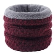 thumbnail image 1 of Women's Neckerchief Neck Warm Mens Wool Bib Womens Scarf Winter Double Thick Knit Ring Unlimited Scarf Warm And Windproof, Women's Accessories Neckerchief, 1 of 4