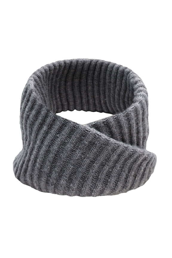 Women's Neckerchief Outdoor Bib Solid Color Warm Wool Bib Double Thickened Single Head Bib, Women's Accessories Neckerchief