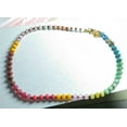 thumbnail image 1 of Women's Necklace Summer Surf Bohemian Chopin Rainbow UFO Beads Necklace Colorful Abacus Beads Pearl Necklace, 1 of 39