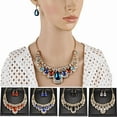 thumbnail image 1 of Women's Necklaces And Earrings Set | Bridal Wedding Jewelry Set | Silver Necklace Set | Gifts For Daughters, Girlfriends, Wives, 1 of 3
