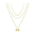 thumbnail image 1 of Women's Necklaces Women Jewelry Elegant Pendant Necklace For Women Gold Three Layer Necklace Female Collarbone Chain Necklace For Women, 1 of 4